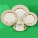 Fitz & Floyd Renaissance Mint Green 5 Piece Place Setting