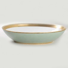 Fitz & Floyd Renaissance Mint Green Open Vegetable 
