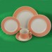 Fitz & Floyd Rondelet Peach Cup & Saucer