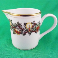 Fitz & Floyd St Nicholas Creamer 3" tall
