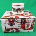 Fitz & Floyd St Nicholas Napkin Rings set of 4