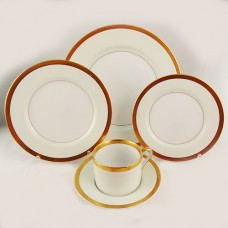 Fitz & Floyd Versailles Mint Sherbet 5 Piece Place Setting