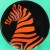 Fitz & Floyd Zebra Red #87 Salad #1 7.5" 