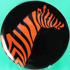 Fitz & Floyd Zebra Red #87 Salad #2 7.5" 