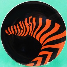 Fitz & Floyd Zebra Red #87 Salad #4  7.5" 