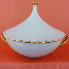 Georges Boyer Diademe Gold Covered Vegetable 6.5 in high