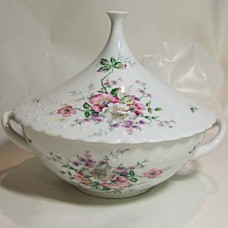 Georges Boyer Limoges Depose Covered Vegetable 10" Diameter