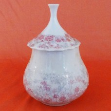 Georges Boyer Riviera Rose Covered Sugar 5.5 in tall
