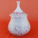 Georges Boyer Riviera Rose Covered Sugar 5.5 in tall