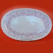 Georges Boyer Riviera Rose Platter Oval 14 inches long
