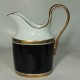 Ginori Contessa Black Creamer Mini 4.25"