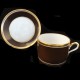 Ginori Contessa Brown Tea Cup & Saucer Set