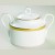Ginori Dorato Covered Sugar Bowl 4.25" tall