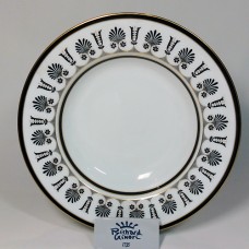 Ginori Ercolano Black Rim Soup Bowl