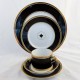 Ginori Impero Black 5 Piece Place Setting