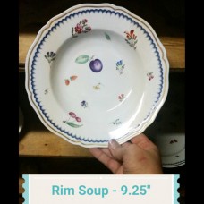 Ginori Italian Fruit Rim Soup Large 9.25"