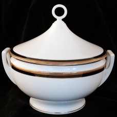 Ginori Palermo Black Covered Soup Tureen