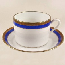 Ginori Palermo Blue Cup and Saucer  