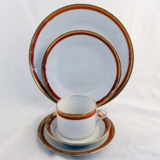 Ginori Palermo Rust 5 Piece Place Setting