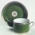 Ginori Visconte Green Cup and Saucer