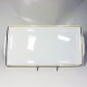Ginori White Oblong Tray 14" x 7" 
