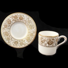 GOLD DAMASK by Wedgwood After Dinner Cup & Saucer