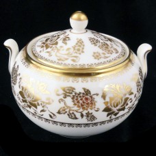 GOLD DAMASK by Wedgwood Covered Sugar Bowl