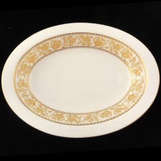 GOLD DAMASK by Wedgwood Open Vegetable Bowl