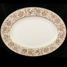 GOLD DAMASK by Wedgwood Oval Platter Large
