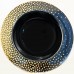 GOLD DUST BLACK #1052 by Sango Round Serving Bowl 10.25"