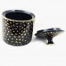 GOLD DUST BLACK #1052 Lazlo by Sango Covered Sugar Bowl