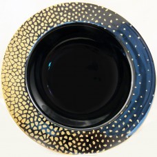 GOLD DUST BLACK #1052 Lazlo by Sango Dinner Plate
