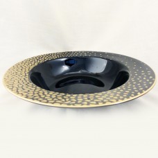 GOLD DUST BLACK #1052 Lazlo by Sango Rim Soup Bowl