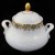 Gold Lace by Royal Doulton Covered Sugar Bowl 4.6" 