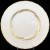 GOLDEN BRACKEN by Royal Worcester Bread & Butter 6" diameter