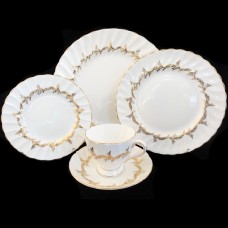 GOLDEN REGENCY by Royal Tuscan 5 Piece Place Setting 