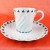 Haviland Limoges Shamrock Espresso Cup & Saucer 2.25" tall