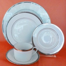 Haviland Limoges Symphonie Platine 5 Piece Place Setting