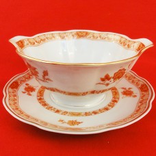 Haviland Limoges TEHRAN Gravy with Att. Stand 6.5" NEW NEVER USED Made in France