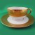 Haviland Limoges Thistle Cup & Saucer