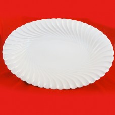 Haviland Limoges TORSE WHITE Oval Platter 15.5" NEW NEVER USED Made in France