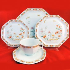 HAVILAND LIMOGES TUILERIES 5 Piece Place Setting NEW NEVER USED Porcelain France