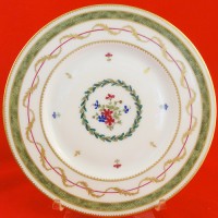 Haviland Limoges VIEUX PARIS GREEN Salad Plate 7.6