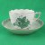 Herend Chinese Bouquet Green Espresso Cup & Saucer