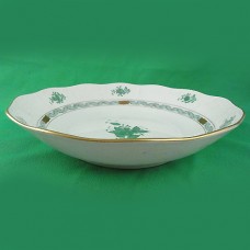 Herend Chinese Bouquet Green Round Vegetable 82/AV 10" 