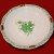 Herend Chinese Bouquet Green Saucer 5.5" diameter
