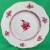 Herend Chinese Bouquet Raspberry Salad 7.25" diameter