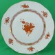 Herend Chinese Bouquet Rust Bread & Butter 6" 515/AOG