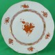 Herend Chinese Bouquet Rust Luncheon 9" 521/AOG