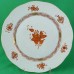 Herend Chinese Bouquet Rust Salad 7.5" diameter